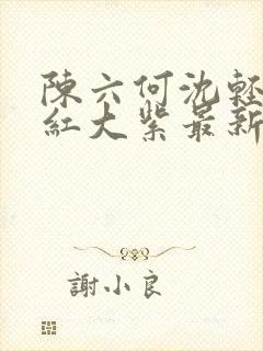 陈六何沈轻舞大红大紫最新笔趣阁封面