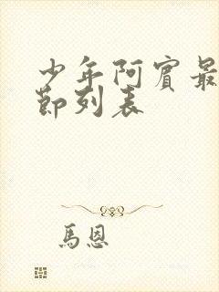 少年阿宾最新章节列表