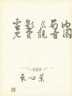 电影《局内人》免费观看国语