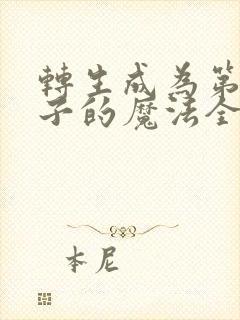 转生成为第七王子的魔法全解封面