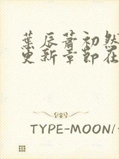 叶辰萧初然最新更新章节在线阅读封面