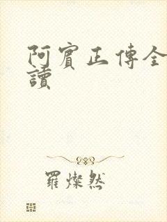 阿宾正传全文阅读封面