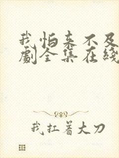 我怕来不及电视剧全集在线观看免费