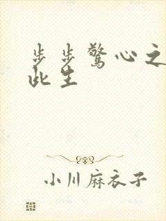 步步惊心之禛曦此生封面