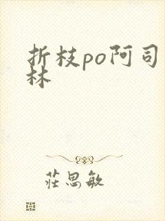 折枝po阿司匹林封面