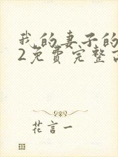 我的妻子的姐姐2免费完整高清电视剧在线看