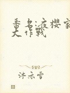 番名:夜樱家的大作战