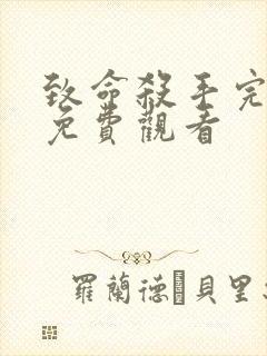 致命杀手完整版免费观看封面