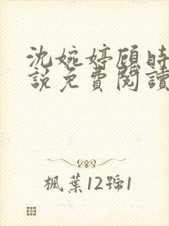 沈婉婷顾时渊小说免费阅读最新章节封面