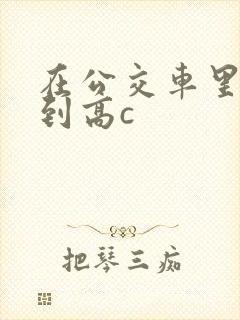 在公交车里c弄到高c