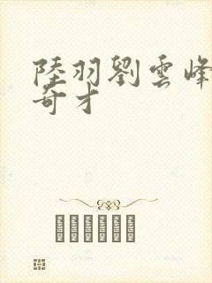 陆羽刘云峰官场奇才封面