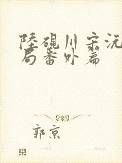 陆砚川宋沅大结局番外篇