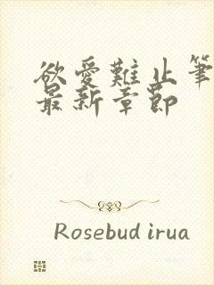 欲爱难止笔趣阁最新章节