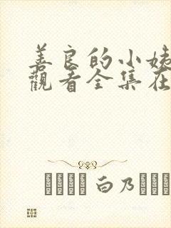 善良的小姨免费观看全集在线观看