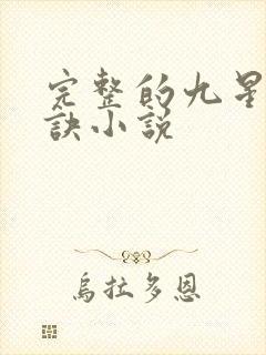 完整的九星霸体诀小说封面