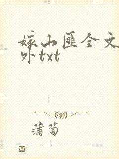 嫁山匪全文加番外txt