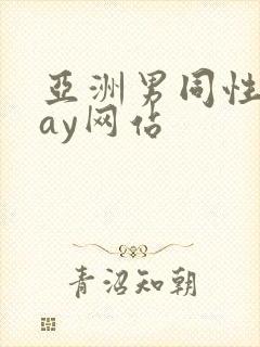 亚洲男同性恋gay网站