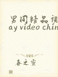 男同精品视频gay video chinese