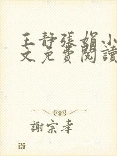 王静张娟小说全文免费阅读封面