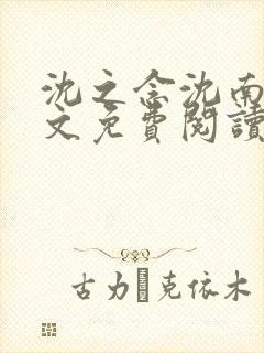 沈之念沈南乔全文免费阅读