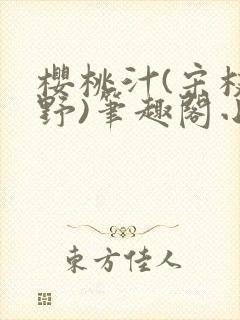 樱桃汁(宋枝江野)笔趣阁小说封面