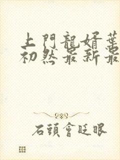 上门龙婿叶辰萧初然最新最快封面