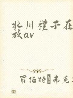 北川礼子在线播放av