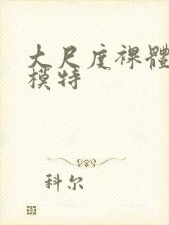 大尺度裸体人体模特封面