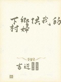 下乡供我的发泄村妇封面