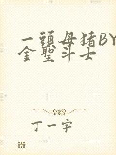 一头母猪BY黄金圣斗士