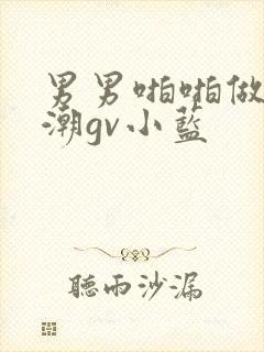 男男啪啪做爰高潮gv小蓝