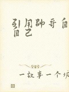 引用帅哥自己玩自己封面