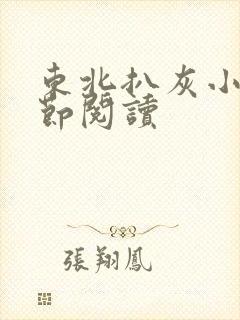 东北扒灰小说分节阅读