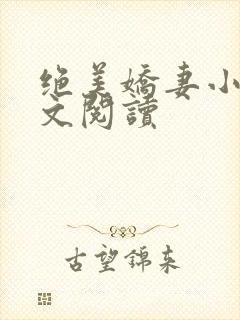绝美娇妻小说全文阅读