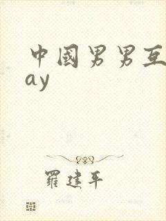 中国男男互操gay