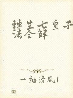 转生七皇子的魔法全解