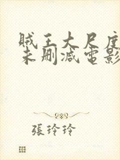 贼王大尺度做爰未删减电影