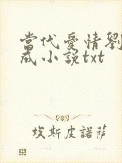 当代爱情刘雪刘成小说txt