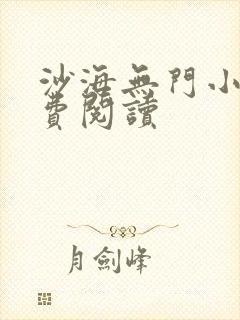沙海无门小说免费阅读