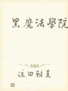 黑魔法学院封面