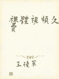 裸体视频久久免费