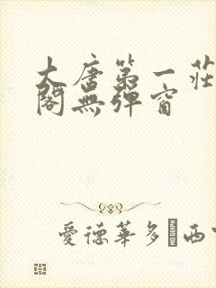 大唐第一庄笔趣阁无弹窗封面