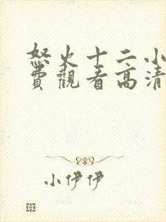 怒火十二小时免费观看高清完整版