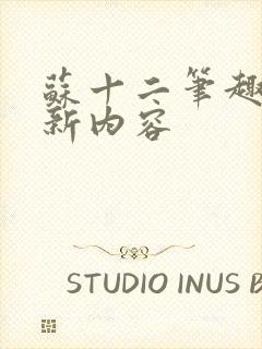 苏十二笔趣阁更新内容封面