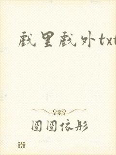 戏里戏外txt封面