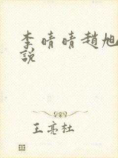 李晴晴赵旭的小说封面