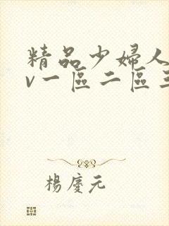 精品少妇人妻av一区二区三区