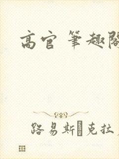 高官 笔趣阁封面