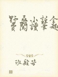 野桑小说全文免费阅读笔趣阁