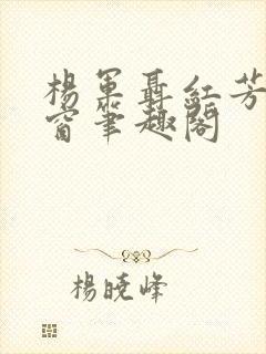 杨军聂红芳无弹窗笔趣阁